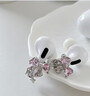 廣齊信適用蘋(píng)果airpods pro3鉆石扣耳掛裝飾品蝴蝶潮流滿(mǎn)鉆蘋(píng)果耳機airpods4耳扣配飾保護套Pro2耳飾鉆扣 粉色領(lǐng)帶耳機裝飾夾扣【一對裝】 蘋(píng)果Airpods pro第三代 曬單實(shí)拍圖