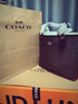 蔻馳（COACH）【品牌直供】女士CITY33大號雙面手提托特包胡桃木拼黑色CBQ38 曬單實(shí)拍圖