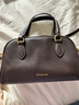 百麗包包女25商場(chǎng)同款頭層牛皮美拉德風(fēng)單肩斜挎波士頓包BL861DX5 啡色【牛皮款】 F 曬單實(shí)拍圖