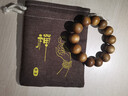 滿(mǎn)木園故宮款金絲楠圓珠單圈男士木手串 文玩佛珠男款手鏈18mm 曬單實(shí)拍圖