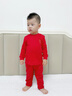MQDMINI童裝兒童秋衣秋褲紅色男女童保暖內衣套裝寶寶睡衣?馬上來(lái)財 曬單實(shí)拍圖