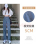 真維斯（Jeanswest）女裝牛仔褲子時(shí)尚港風(fēng)2025春夏季新款顯瘦直筒褲休閑百搭長(cháng)褲GYP B霧霾藍8520（直筒九分） 版型偏大建議拍小一碼 27 曬單實(shí)拍圖
