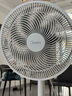 美的（Midea）電風扇家用7葉落地扇搖頭電風扇循臥室宿舍輕音風扇臺式桌面小型風扇臺地兩用升級款 白色丨7葉臺地兩用 曬單實拍圖