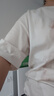 森馬（Semir）代露娃|短袖t恤女中長(cháng)款印花上衣25夏寬松純棉套頭衫109325100032 曬單實(shí)拍圖