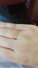 CRD克徠帝節日禮物長(cháng)青竹竹節高升黃金戒指足金999實(shí)心節日禮物 2g 曬單實(shí)拍圖