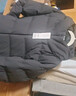 優(yōu)衣庫男裝女裝無(wú)縫羽絨連帽外套夾克羽絨服25秋冬新款478279 09 黑色 XL 曬單實(shí)拍圖