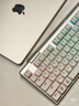 CHERRY櫻桃 MX10.1 機械鍵盤(pán) 無(wú)線(xiàn)鍵盤(pán) 游戲鍵盤(pán) RGB燈效 超薄機身 合金外殼 銀色 矮紅軸 曬單實(shí)拍圖