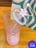 星巴克（Starbucks）桃花女神杯粉色漸變玻璃吸管杯550ml辦公室冷水杯女教師節 曬單實(shí)拍圖