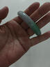 緬甸翡翠手鐲冰種正品陽(yáng)綠飄花玉鐲子半山水玉手鐲高冰送禮送媽媽 53mm圈口 曬單實(shí)拍圖
