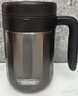 膳魔師（THERMOS）保溫杯子500ml不銹鋼帶茶漏商務(wù)辦公馬克咖啡泡茶杯TCMF-501 GL 曬單實(shí)拍圖