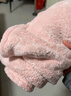babycare嬰兒浴巾暖絨洗澡巾光暖黑科技baby絨帶帽斗篷-小粉象105*105cm 曬單實(shí)拍圖