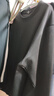 凡客誠品（VANCL）凡客官方店220克精梳棉長(cháng)袖T恤男士休閑圓領(lǐng)純棉潮流新款 鐵灰 2XL 曬單實(shí)拍圖