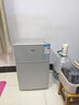 奧克斯（AUX）家用雙門(mén)迷你小型冰箱 冷藏冷凍保鮮小冰箱 宿舍租房節能電冰箱 【國家補貼】BCD-24K118 基礎款 銀色 曬單實(shí)拍圖