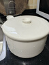FANCYCHIC燉盅陶瓷大容量雙耳蒸湯盅帶蓋燉鍋隔水燉內(nèi)膽通用電燉盅 1600ML燉盅【4-5人份】 曬單實(shí)拍圖