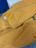 愛(ài)麥依美式立領(lǐng)復古小個(gè)子短款棒球外套學(xué)生韓版寬松秋季新款夾克上衣 黃色【雙層刺繡款】 S 95斤內 曬單實(shí)拍圖