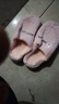 小熊小兔新款秋冬季情侶保暖學(xué)生男拖鞋女厚底防滑外穿居家棉拖鞋 小熊小兔棉拖-粉色 38-39 適合37-38 曬單實(shí)拍圖