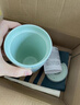 星巴克（Starbucks）雙層陶瓷杯355ml薄荷綠水波款仙霧綠系列桌面咖啡杯男女朋友 曬單實(shí)拍圖