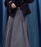 歐迪惠法式連衣裙女裝2025年秋季新款衣服套裝毛呢外套女秋冬小香風(fēng)裙子 黑色毛呢外套+灰色裙+打底衫 L 【110-120斤】 曬單實(shí)拍圖