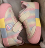 泰蘭尼斯童鞋幼兒園室內鞋秋季男女童防滑軟底室外兒童板鞋 白/粉26 曬單實(shí)拍圖