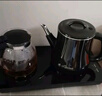 美的（Midea）煮茶器 全自動(dòng)手柄上水電熱水壺304不銹鋼茶臺一體0.7L電茶爐電水壺套裝燒水壺電茶盤(pán)C12 曬單實(shí)拍圖