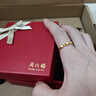 周六福 黃金戒指女款5G足金甜酷少女系列活口浪漫愛(ài)心指環(huán) 計價(jià) 14號-2.26g 曬單實(shí)拍圖