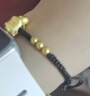 金小貅黃金轉運珠足金999小金珠重版加厚散珠光面金珠黃金古法珠手串DIY 0.8g,4mm古法珠重版4顆 曬單實(shí)拍圖