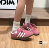 adidas「T頭鞋」STADT經(jīng)典時(shí)尚薄底運動(dòng)板鞋男女阿迪達斯三葉草 淺粉/漢玉白/樹(shù)脂黃(推薦女生選小半碼)   46 曬單實(shí)拍圖