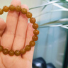 范嘉倫（VanCalen）和田玉手串女冰種晴水青玉石手串8mm圓珠玉石單圈七夕禮物送女友 【新升級高冰糖料/珠徑約8MM】 曬單實(shí)拍圖
