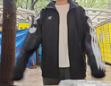 adidas休閑簡約三條紋梭織立領(lǐng)夾克外套男裝秋季阿迪達(dá)斯三葉草 黑色 (偏小，推薦買大1碼)   S 曬單實(shí)拍圖