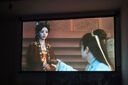 美碩（MEI SHUO）72英寸16:9白玻纖掛壁幕布簡(jiǎn)易安裝4K投影儀幕布【免打孔】投影機幕布適配于小米極米堅果愛(ài)普生 曬單實(shí)拍圖