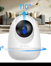 360攝像頭8pro-4K 800萬(wàn)AI云臺家用攝像頭監控雙頻WIFI手機遠程監控器360度夜視全景嬰兒看護器  曬單實(shí)拍圖
