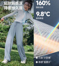 蕉下（beneunder）正肩棉質(zhì)短袖T恤女士25新款輕薄透氣休閑百搭圓領(lǐng)上衣女GP930 漫暮黑 M 曬單實(shí)拍圖