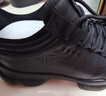 百麗厚底增高健步鞋男25秋新抓紋牛皮戶(hù)外休閑運動(dòng)鞋A2215CM5預售 黑色 40 (250mm) 曬單實(shí)拍圖