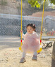 G.DUCKKIDS小黃鴨童裝女童連衣裙春秋兒童裙子公主裙女孩蓬蓬蛋糕裙生日禮服 粉色 110 建議4~5歲【100-110cm】cm 曬單實(shí)拍圖