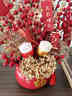 花兒適年宵花新年抱抱桶裝飾花紅果發(fā)財果客廳擺設喬遷搬家禮物新居擺件 喬遷金玉滿(mǎn)堂【特大號紅色】 送?？ㄒ惶?曬單實(shí)拍圖