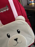 彪馬（PUMA）可愛(ài)動(dòng)物分壓學(xué)生書(shū)包雙肩包兒童新款手提背包091508 紅色-淺粉色-Bear-08 OSFA/均碼 曬單實(shí)拍圖
