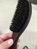 瑪尼卡豬鬃毛順發(fā)按摩頭皮木梳理發(fā)店發(fā)廊專(zhuān)業(yè)胡須刷家用便攜蓬松美發(fā)梳 2337-豬鬃毛順發(fā)梳 曬單實(shí)拍圖