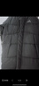 adidas 拒水暖「芯」科技長(cháng)款保暖鴨絨連帽羽絨服男女阿迪達斯 黑色   M 曬單實(shí)拍圖