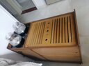 木馬人移動(dòng)茶桌家用小茶臺竹木茶車(chē)茶幾茶具套裝自動(dòng)燒水壺一體茶水柜 楠竹面板*80長(cháng)+煮茶電器 曬單實(shí)拍圖