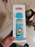 膳魔師（THERMOS）兒童吸管杯大容量保溫保冷水杯便攜水壺雙蓋帶杯套 630ML粉色  曬單實(shí)拍圖