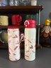 膳魔師（THERMOS）保溫杯女士便攜不銹鋼水杯泡茶杯生日禮物定制學(xué)生小紅帽系列 保溫杯 500ml 附贈杯套 曬單實(shí)拍圖