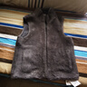 恒源祥海寧真皮毛一體金貂絨坎肩背心外套男秋冬季加厚坎肩馬甲 銀灰 M 170 曬單實(shí)拍圖
