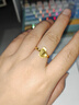 周大福馬年生肖寓意馬上有錢(qián)黃金戒指(工費420)12號 約3.65g EOF1678 曬單實(shí)拍圖