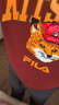 FILA 斐樂(lè )官方【黃景瑜同款】情侶款短袖2025夏季狐貍刺繡休閑寬松T恤 曬單實(shí)拍圖