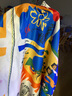 槿城復古民族風(fēng)油畫(huà)涂鴉印花吊帶連衣裙女2025夏季新款高級感小眾長(cháng)裙 花色 QK002 L 曬單實(shí)拍圖