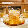 希樂(lè )扣Cilock玻璃碗盤(pán) 高硼硅耐高溫可微波 水果碗湯碗菜碗面碗家用飯碗 2只裝 曬單實(shí)拍圖