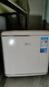 美的（Midea）46L 冰可可單門(mén)冰箱復古易嵌冷藏中小型家用宿舍家居租房家電 奶酪小方 BC-46MR 曬單實(shí)拍圖