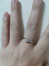 DRAGBOLL鉆戒女情侶對戒足銀戒指開(kāi)口調節可刻字結婚求婚送女友生日禮物 永恒誓言【閉口】下單備注號數 曬單實(shí)拍圖