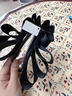 蔻緹韓系緞面黑色蝴蝶結香蕉夾女后腦勺抓夾馬尾夾豎夾頭飾發(fā)卡發(fā)飾 黑色緞面款香蕉夾【顯發(fā)量多 夾得緊不傷發(fā)】 曬單實(shí)拍圖