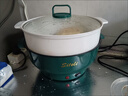 電炒鍋多功能電火鍋家用鍋寢室宿舍神器學(xué)生鍋小電飯鍋迷你電煮鍋 28cm不粘鍋+蒸籠 【超大容量】不粘鍋可煮可蒸 曬單實(shí)拍圖